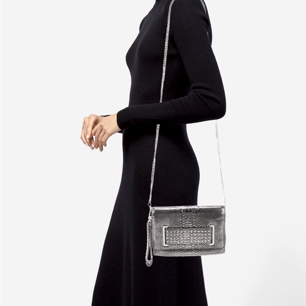 Thomas Wylde Studded Metallic Clutch - Picture 3 of 9